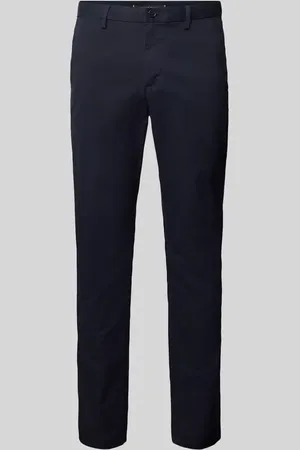 Tommy Hilfiger Chinosy z detalem z logo model ‘CORE BLEECKER 1985’