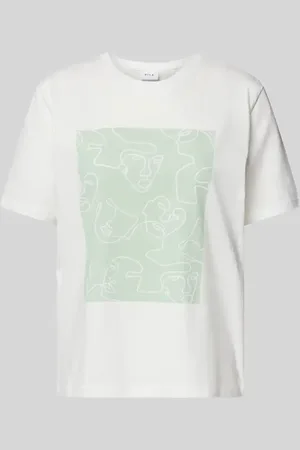 VILA T-shirt z okrągłym dekoltem model ‘SYBIL’