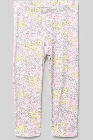 NAME IT Legginsy capri z elastycznym pasem model ‘HAILE’