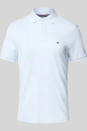 Tommy Hilfiger Koszulka polo o kroju regular fit z mieszanki bawełny i lnu