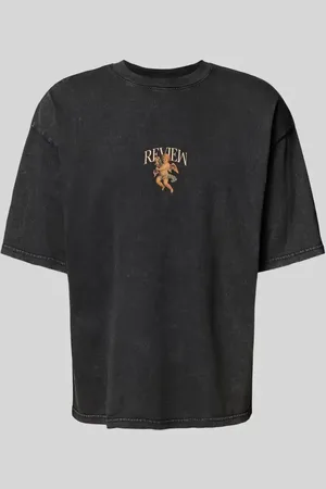 Review T-shirt z nadrukiem z logo