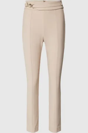 Guess Spodnie materiałowe o kroju slim fit z ozdobnymi szwami model ‘KAREN’