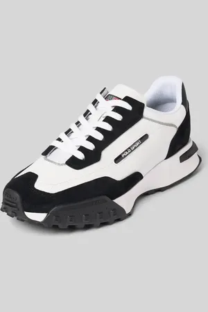 Ralph Lauren Sneakersy z mieszanki skóry i tkaniny model ‘PS 275’