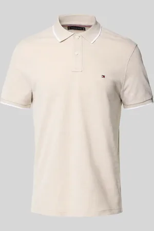 Tommy Hilfiger Koszulka polo o kroju regular fit z mieszanki bawełny i lnu