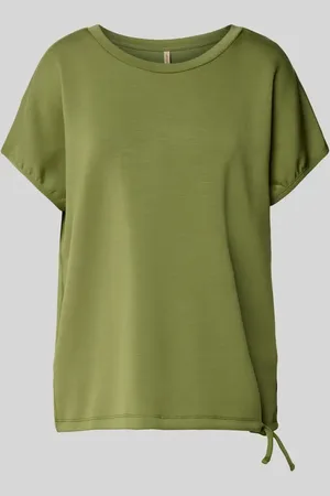 soyaconcept Bluza z prążkowanym, okrągłym dekoltem model ‘BANU’