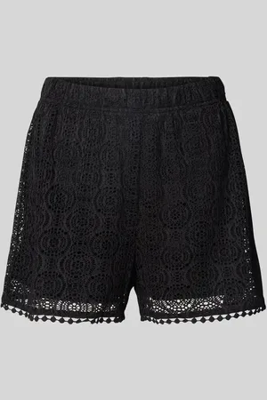 VERO MODA Szorty o kroju regular fit z efektem podpalania model ‘MAYA’