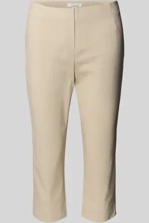 STEHMANN Spodnie capri z mieszanki wiskozy model ‘INA’
