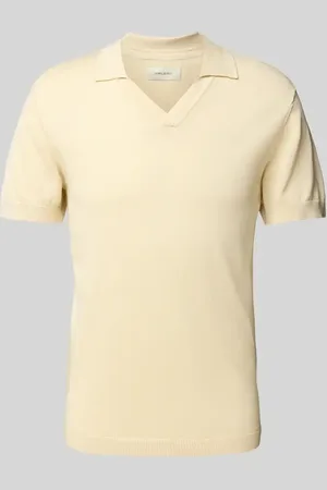 Blend T-shirt z dekoltem w serek model ‘ALLI’