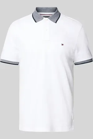 Tommy Hilfiger Koszulka polo o kroju regular fit z mieszanki bawełny i lnu