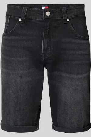 Tommy Hilfiger Szorty jeansowe o kroju slim fit z mieszanki bawełny i elastanu