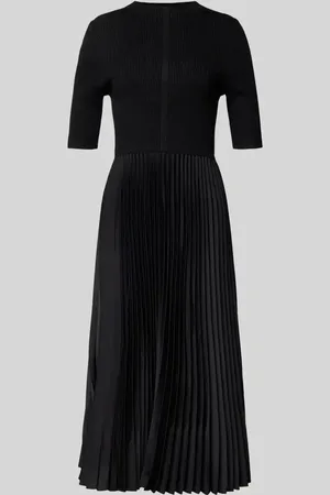HUGO BOSS Sukienka midi z plisami model ‘Fireanami’