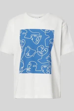 VILA T-shirt z okrągłym dekoltem model ‘SYBIL’