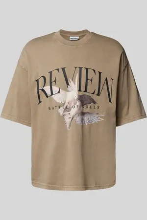 Review T-shirt z nadrukiem z logo