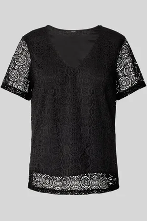 VERO MODA T-shirt o kroju regular fit z efektem podpalania model ‘MAYA’