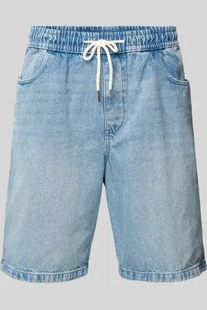Review Szorty jeansowe o kroju relaxed fit z elastycznym pasem
