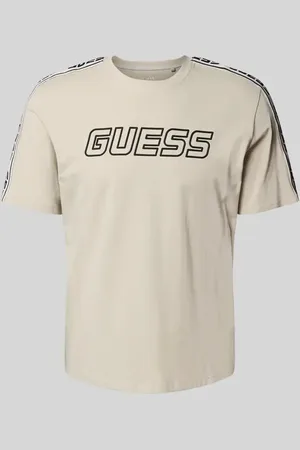 Guess T-shirt z detalem z logo
