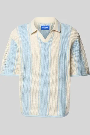 JACK & JONES Bluzka z dzianiny z kołnierzykiem polo model ‘ACAPULCO’