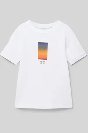 JACK & JONES T-shirt z nadrukiem z logo model ‘CALMA’