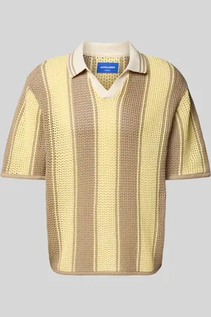 JACK & JONES Bluzka z dzianiny z kołnierzykiem polo model ‘ACAPULCO’