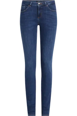 Opus Jeansy o kroju slim fit z dodatkiem streczu model ‘Elma’