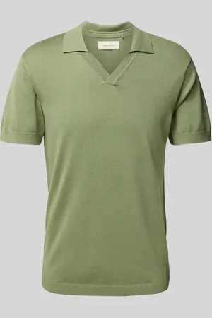 Blend T-shirt z dekoltem w serek model ‘ALLI’
