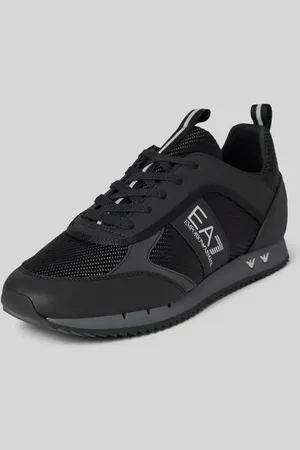 EA7 Sneakersy z nadrukiem z logo model ‘BLACK&WHITE’