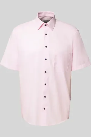 ETERNA Koszula biznesowa o kroju comfort fit z kołnierzykiem typu kent