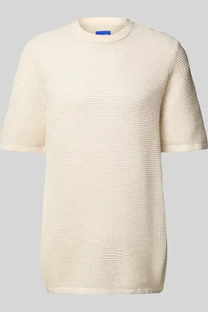 JACK & JONES Bluzka z dzianiny z okrągłym dekoltem model ‘ALMERIA’