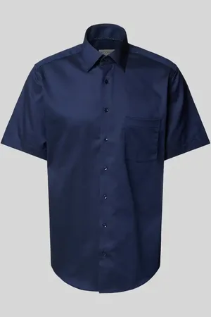 ETERNA Koszula biznesowa o kroju modern fit z listwą guzikową