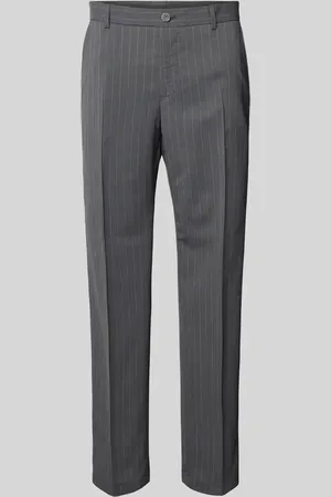 Strellson Spodnie do garnituru o kroju relaxed fit z mieszanki wiskozy model ‘Joe’