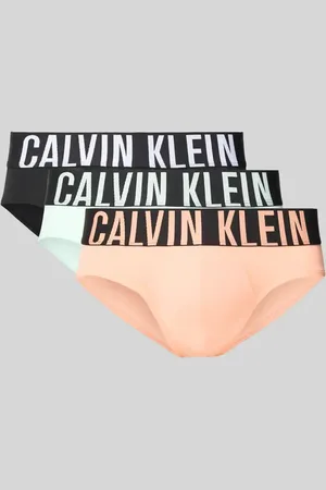 Calvin Klein Slipy z elastycznym paskiem z logo w zestawie 3 szt.