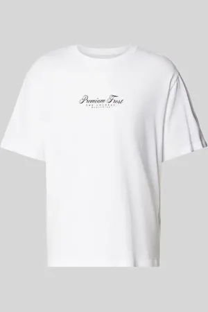 JACK & JONES T-shirt z nadrukiem z logo model ‘MARINA’