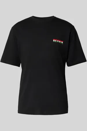 Review T-shirt z nadrukiem z logo