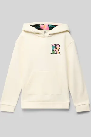Roxy Bluza z kapturem i kieszenią kangurką model ‘HOPE YOU TRUST’