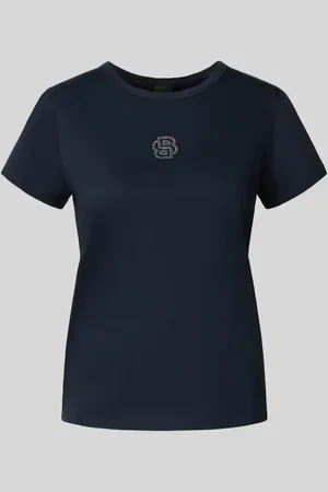 HUGO BOSS T-shirt z detalem z logo model ‘Eventsa’
