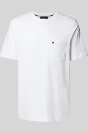 Tommy Hilfiger T-shirt o kroju regular fit z czystej bawełny