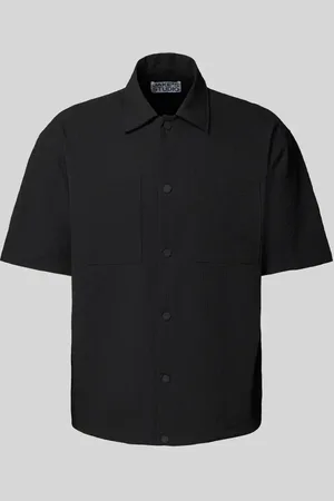 Jake*s Koszula casualowa o kroju regular fit z fakturowanym wzorem