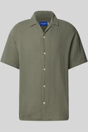 JACK & JONES Koszula casualowa o kroju relaxed fit z wykładanym kołnierzem