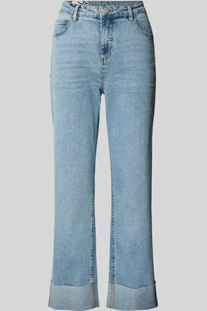 Opus Jeansy z prostą nogawką i 5 kieszeniami model ‘Lani’