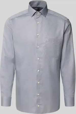 Olymp Koszula biznesowa o kroju Super Slim Fit z kołnierzykiem typu kent