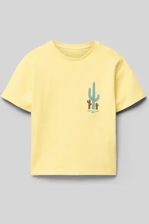 NAME IT T-shirt o kroju regular fit z haftami model ‘HELMUT’