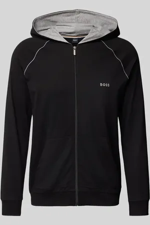 HUGO BOSS Bluza rozpinana z kapturem model ‘Mix&Match’