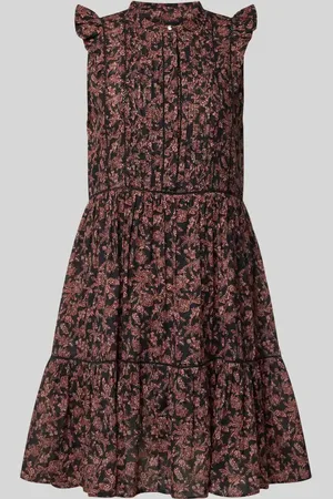 HUGO BOSS Sukienka mini z obszyciem falbanami model ‘Dantiana’