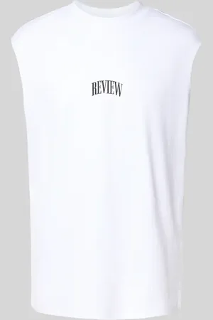 Review Top z nadrukiem z logo