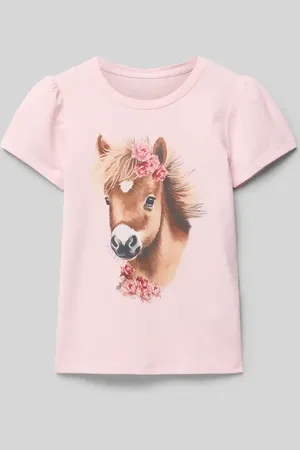 NAME IT T-shirt z okrągłym dekoltem model ‘HANI’