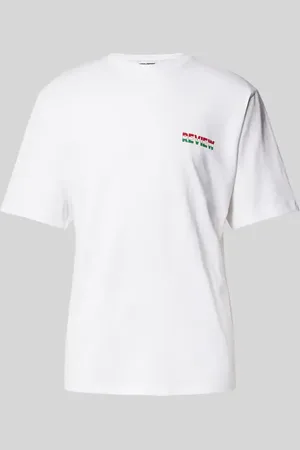 Review T-shirt z nadrukiem z logo