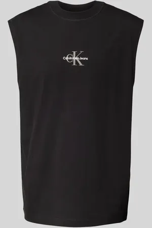 Calvin Klein Top z wyhaftowanym logo