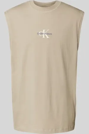Calvin Klein Top z wyhaftowanym logo