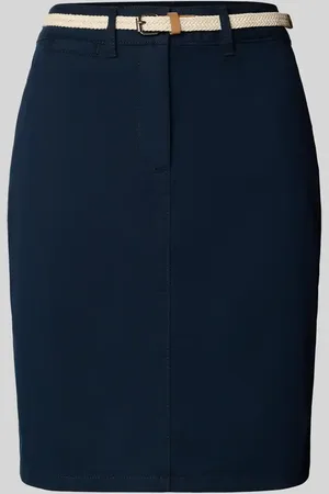 TOM TAILOR Spódnica chino o kroju regular fit z mieszanki bawełny