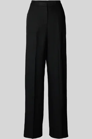 Tommy Hilfiger Spodnie lniane o kroju tailored fit z mieszanki lnu i lyocellu